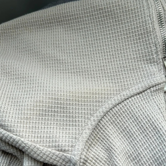 Waffle  knit zip up - Picture 3 of 3